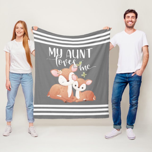 Cobertor De Velo Doe and Fawn Minha Tia me ama (In Situ)