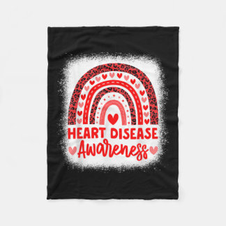 Cobertor De Velo Doença cardíaca Sensibilização Coração Mês Arco-Ír