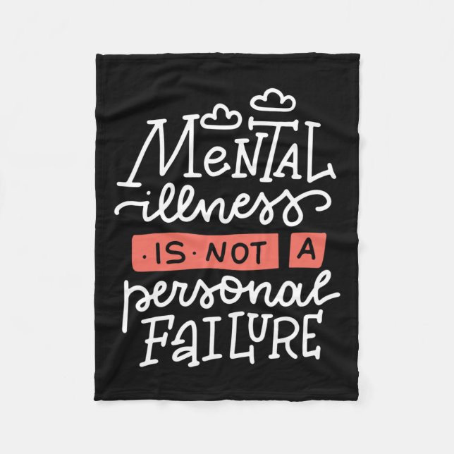 Cobertor De Velo Doença Não É Uma Falha Pessoal (Frente)