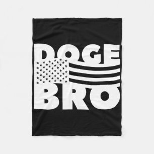 Cobertor De Velo Doge Bro Patriótico Americano Trump Eficiência