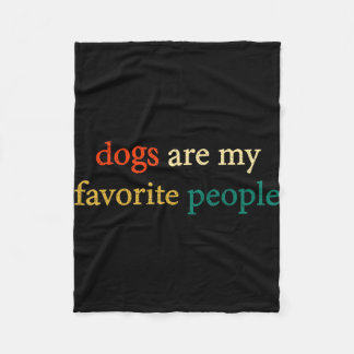 Cobertor De Velo Dogs are favorite people funny dog lover vintage