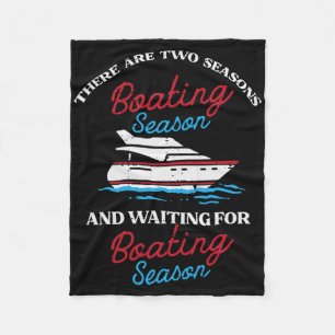 Cobertor De Velo Dois Barco Engraçado Yacht Meme Capitão Homens W