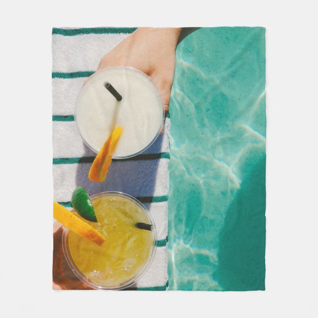 Cobertor De Velo Dois copos de suco (Frente)