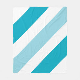 Cobertor De Velo Dois tons Striped