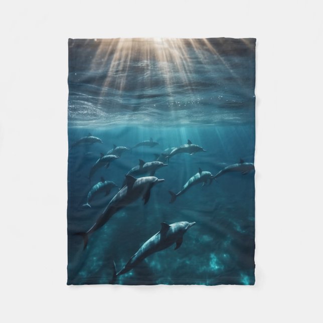 Cobertor De Velo Dolphin Blanket (Frente)
