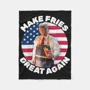 Cobertor De Velo Donald Trump 2024 Batata Frita - Faça Batatas Frit
