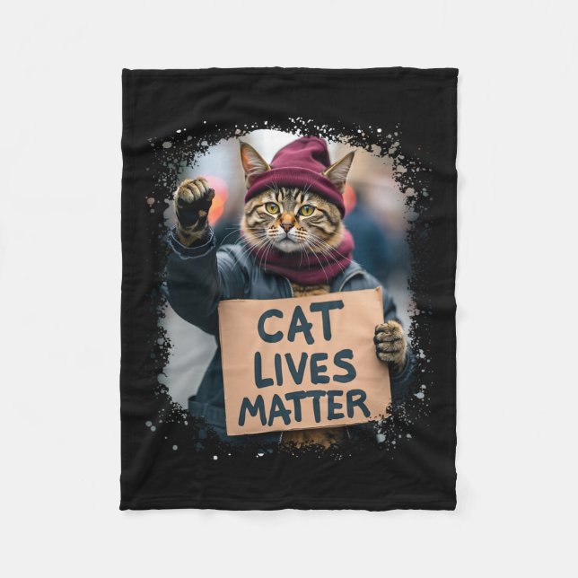 Cobertor De Velo Donald Trump 2024 Cats (Frente)