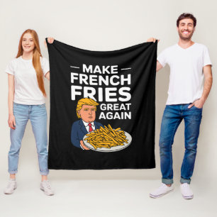 Cobertor De Velo Donald Trump 2024 Faça a Batata Frita Grande Novam