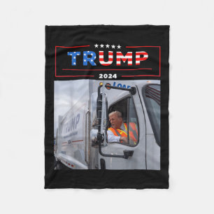 Cobertor De Velo Donald Trump Dirige No Lixo De Camisas De Lixo