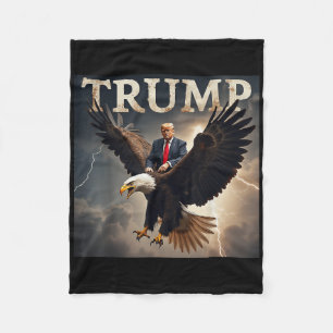 Cobertor De Velo Donald Trump Eagle Presidente dos EUA