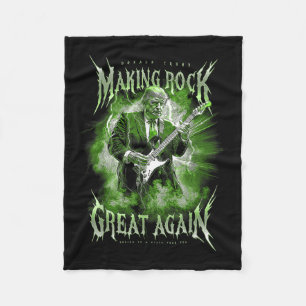 Cobertor De Velo Donald Trump Fazer Rock Music Excelente Novamente
