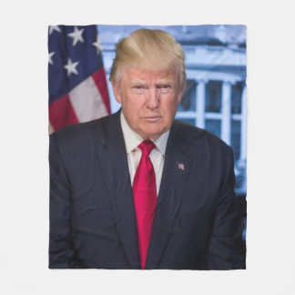 Cobertor De Velo Donald Trump Retrato Presidencial Oficial
