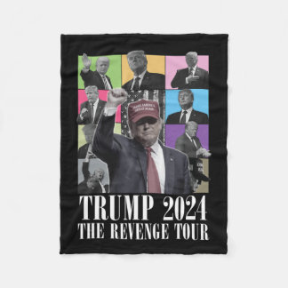 Cobertor De Velo Donald Trump The Revenge Tour 2024 Para Homens E M