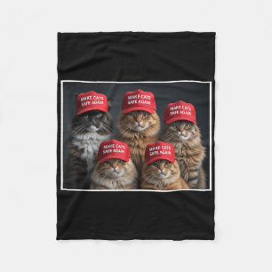 Cobertor De Velo Donald Trump Torna Os Gatos Seguros Novamente Red