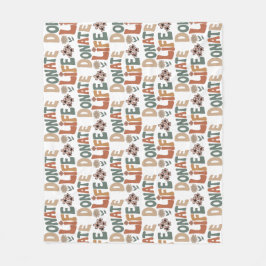 Cobertor De Velo Donate Life BOHO