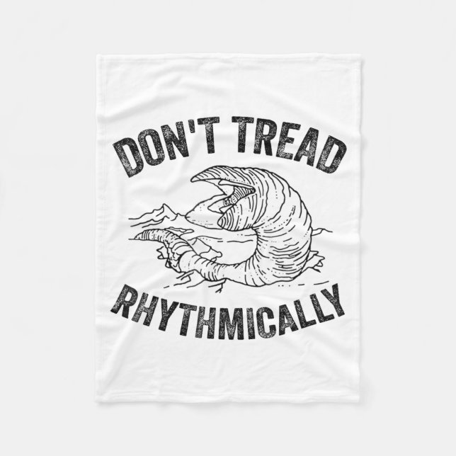 Cobertor De Velo Don't Tread Rhythmically Apparel For Men Women  (Frente)