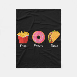 Cobertor De Velo Donuts de Batata Frita Tacos 