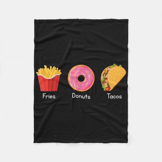 Cobertor De Velo Donuts de Batata Frita Tacos  (Frente)