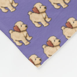 Cobertor De Velo Doodle Puppy