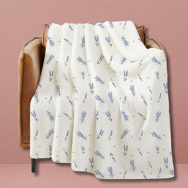 Cobertor De Velo Dorm Lavanda Wildflower Patterno