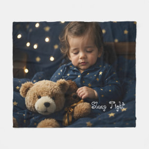 Cobertor De Velo Dormir Apertada Fleece-Blanket