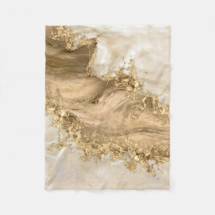 Cobertor De Velo Dourado e pérola - Splatter e fluxo