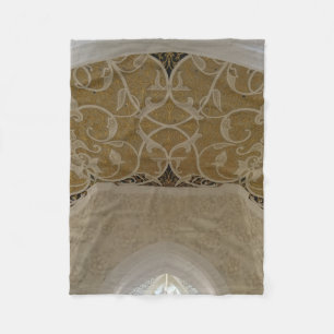 Cobertor De Velo Dourado Motif Fleece Blanket
