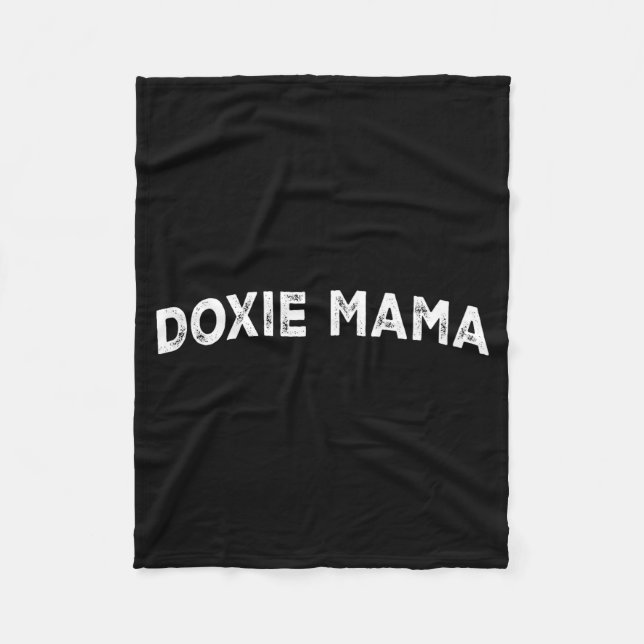 Cobertor De Velo Doxie Mama  (Frente)