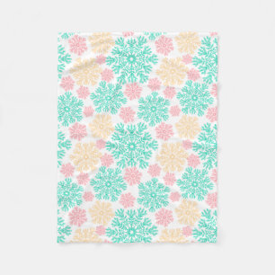 Cobertor De Velo Dozy Winter Wonderland Snowflakes Padrão