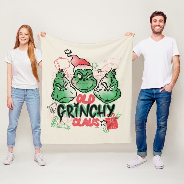Cobertor De Velo Dr. Seuss | Antigo Grpolegadas Claus (In Situ)