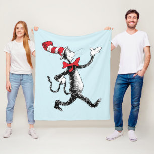 Cobertor De Velo Dr. Seuss Gato no Chapéu Passarela