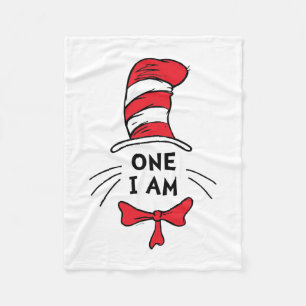 Cobertor De Velo Dr. Seuss Gato no Chapéu - Um sou eu