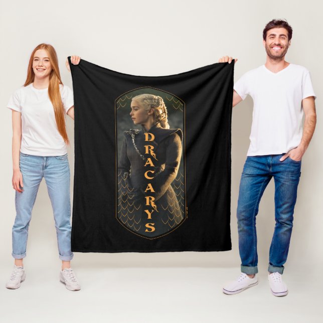 Cobertor De Velo "Dracarys" Daenerys Targaryen Graphic (In Situ)