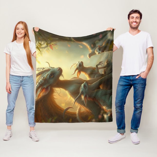 Cobertor De Velo „Drachenmutter im goldenen Wald“ (In Situ)