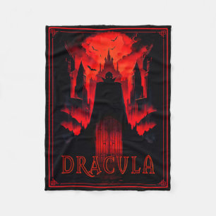 Cobertor De Velo Dracula Gothic Horror Vamire Art - halloween Vampi