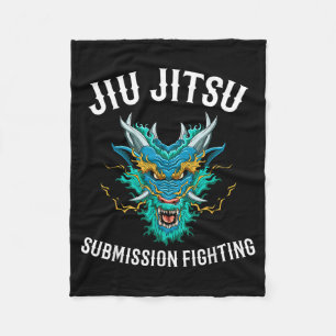 Cobertor De Velo Dragão Jiu Jitsu Brasileiro e Grappling