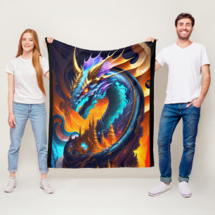 Cobertor De Velo Dragon Realm 2