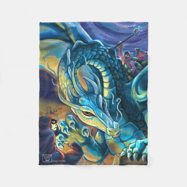 Cobertor De Velo Dragon Rider Poster (Frente)