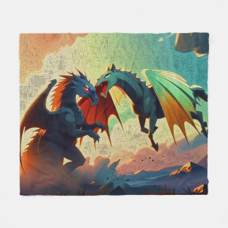 Cobertor De Velo Dragon vs Pegasus 