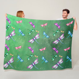 Cobertor De Velo Dragonflies