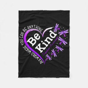 Cobertor De Velo Dragonfly Heart Ser Kind Purple Overdosagem Sensib