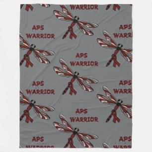 Cobertor De Velo Dragonfly/Warrior...APS Fleece Blanket