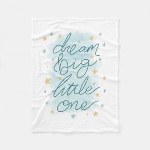 Cobertor De Velo Dream Big Little One Pastel Stars