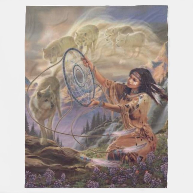Cobertor De Velo DREAM CATCHER Fleece Blankets (Frente)