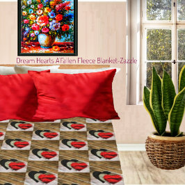 Cobertor De Velo Dream Hearts A' Fallen