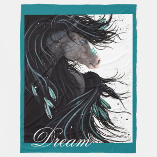 Cobertor De Velo Dream Horse Custom Blanket de Bihrle
