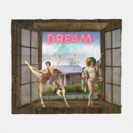 Cobertor De Velo Dream Maior Alterado Art Vintage Dancers
