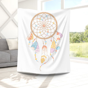 Cobertor De Velo Dreamcatcher tribal Boho