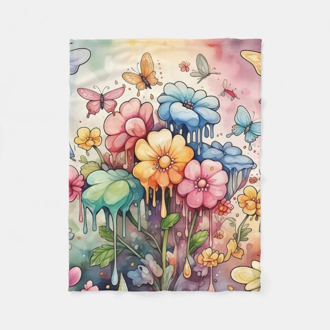 Cobertor De Velo "Dreamy Drip Garden" (Frente)