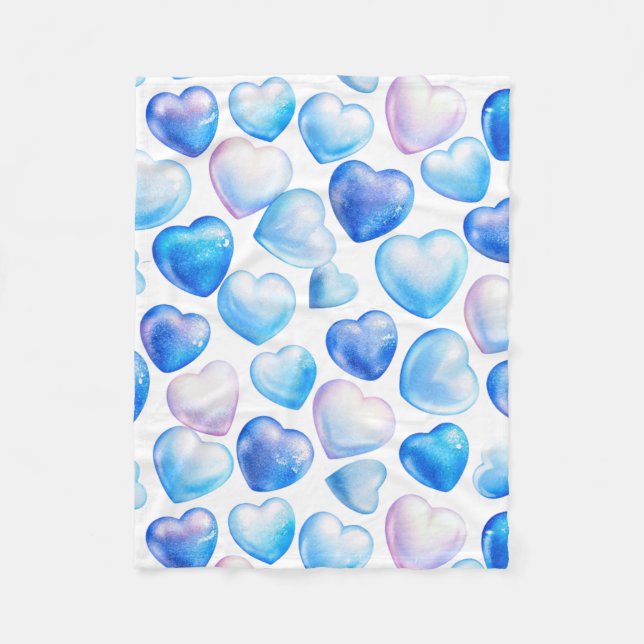 Cobertor De Velo Dreamy Sky Heart Blanket (Frente)